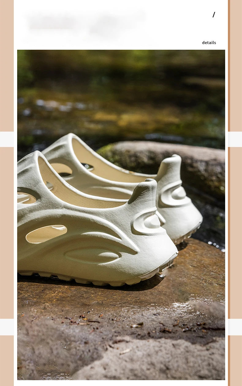 Wading Shoes Thick Soles Comfortable Slippers Outdoor Street Fashion Slides Antislip Sports Sneakers