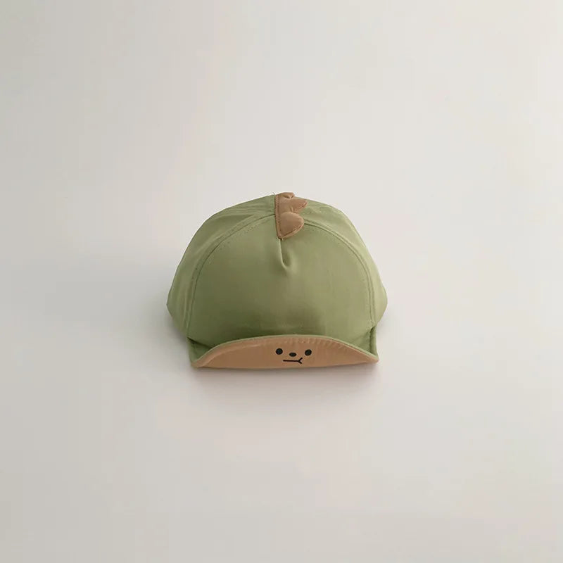 2-16Months Baby Duck Tongue Hat Cute Cartoon Infant Peaked Cap Toddler Soft Brim Sun Protection Baseball Hat Kids Outdoor Visors