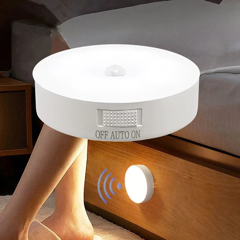Nightlight Motion Sensor Light USB Rechargeable Night Light LED Lamp for Kitchen Bedroom Stairs Hallway Cabinet Closet Wardrobe