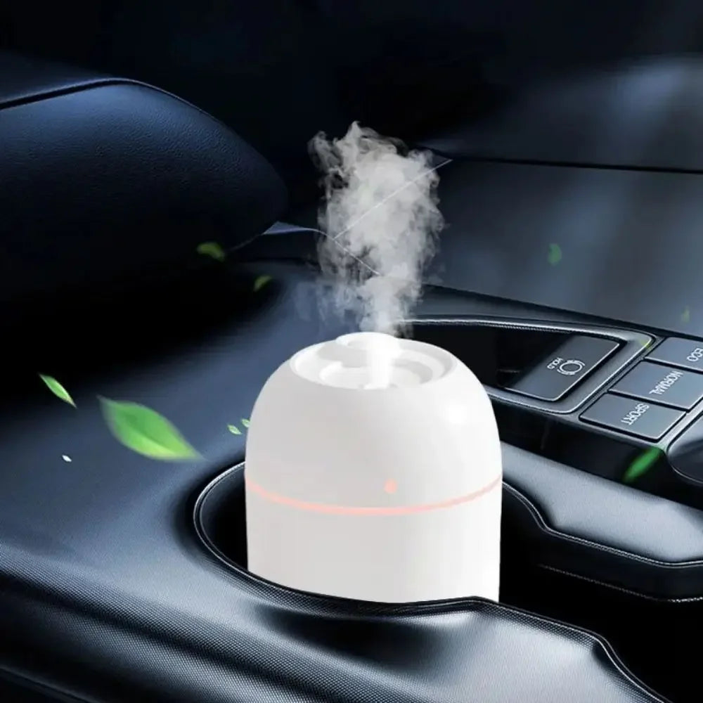 Car Mute Humidifier 220ML Usb Water Refill Spray Humidifier With Color Lights Super Fog Small Air Humidifier Home Bedroom Office