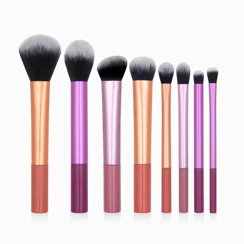 8PCS Makeup Brushes Set For Cosmetic Foundation Powder Blush Eyeshadow Kabuki Blending Make Up Brush Beauty Tool