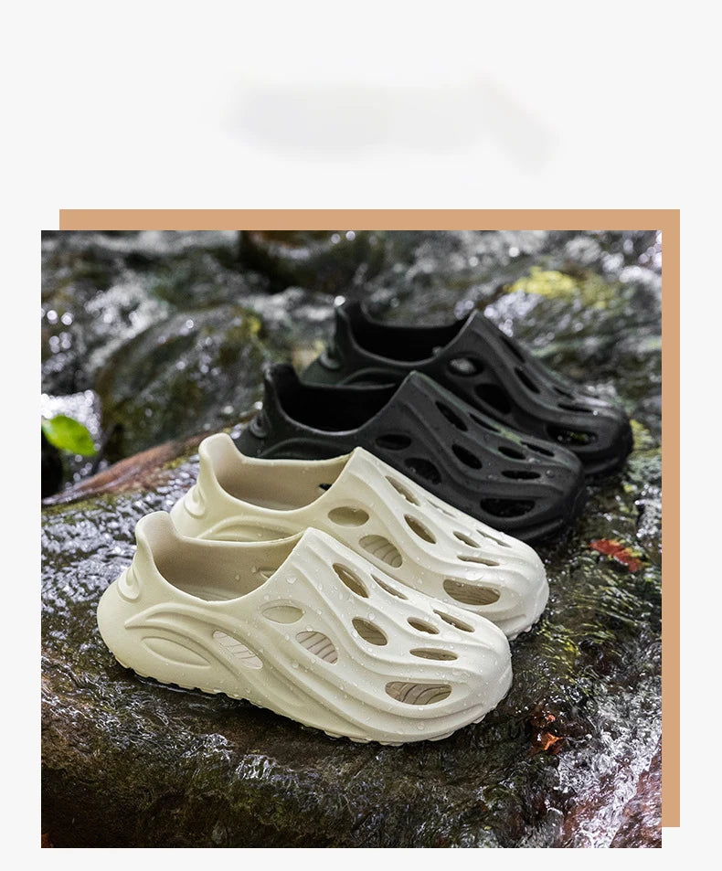 Wading Shoes Thick Soles Comfortable Slippers Outdoor Street Fashion Slides Antislip Sports Sneakers