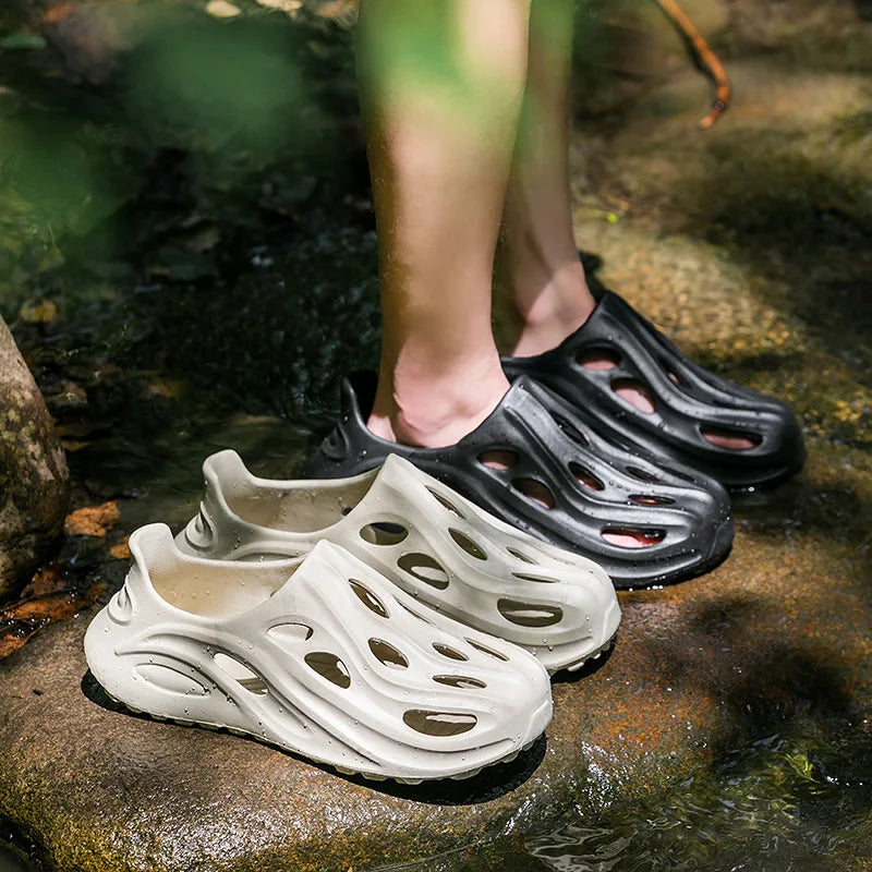 Wading Shoes Thick Soles Comfortable Slippers Outdoor Street Fashion Slides Antislip Sports Sneakers
