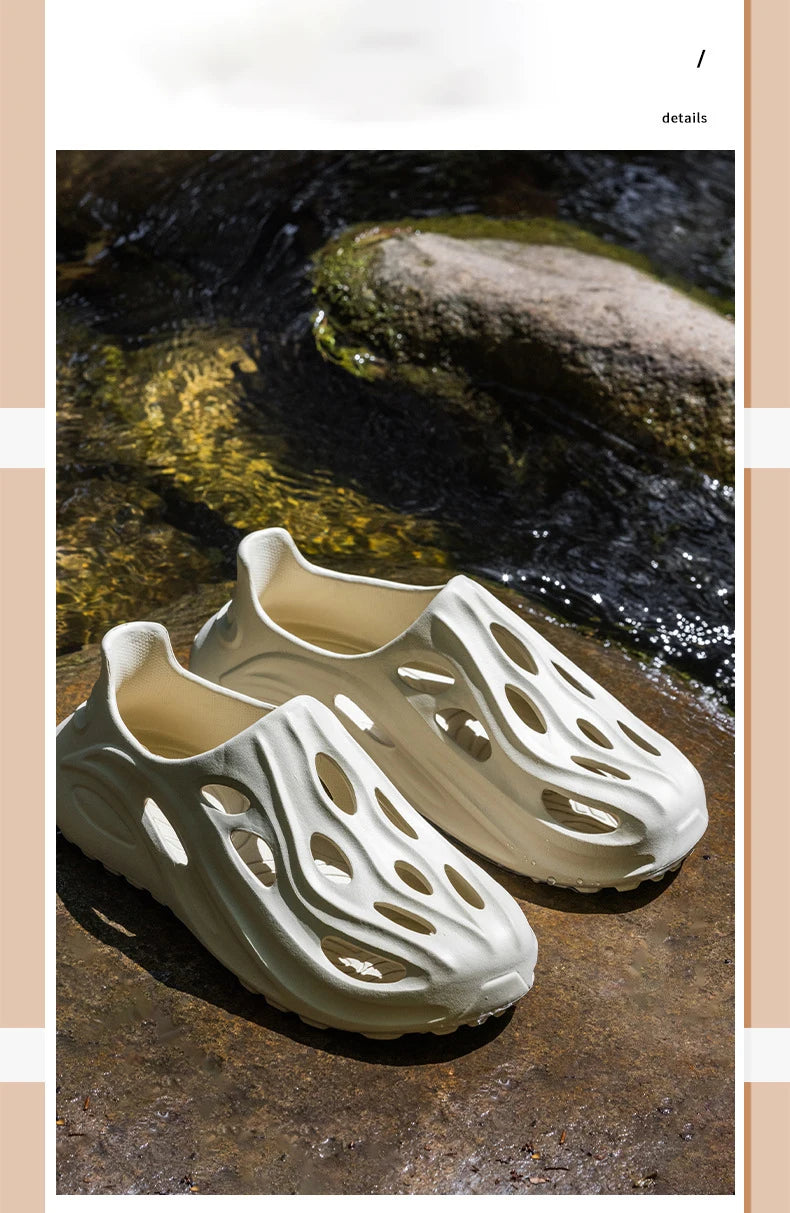 Wading Shoes Thick Soles Comfortable Slippers Outdoor Street Fashion Slides Antislip Sports Sneakers