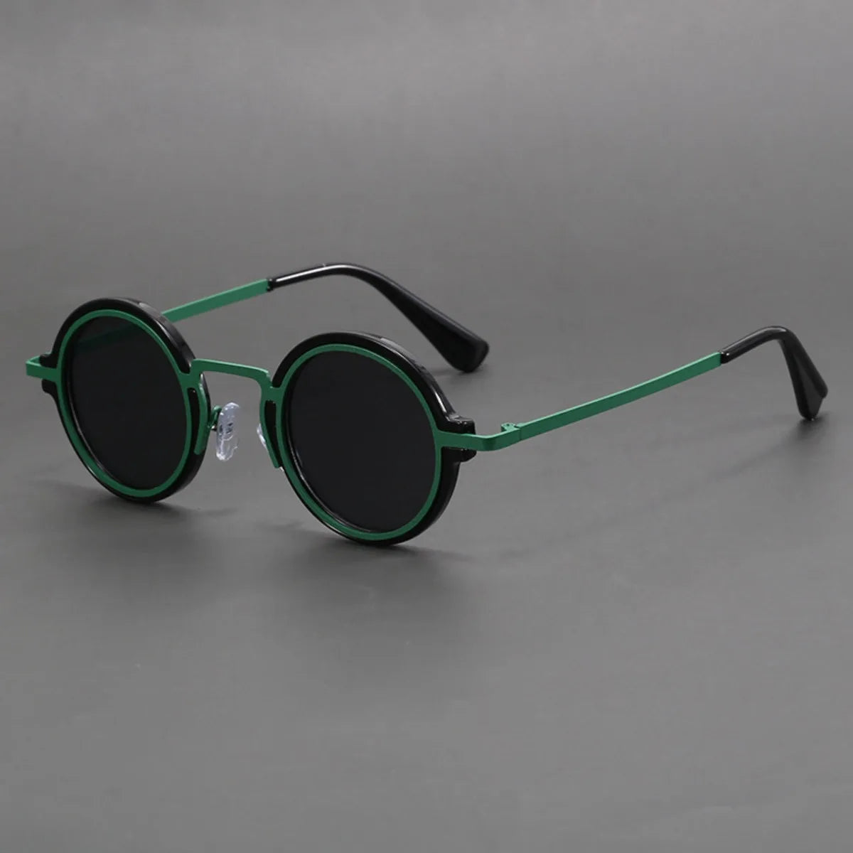 Retro Handmade Small Round Sunglasses Sun Protection Eye Protection UV Protection Men and Women Sunglasses