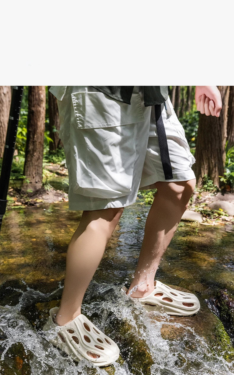 Wading Shoes Thick Soles Comfortable Slippers Outdoor Street Fashion Slides Antislip Sports Sneakers