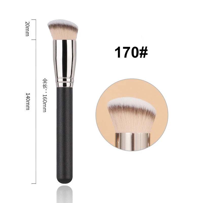 Foundation Concealer Makeup Brushes Beveled Seamless Dark Circle Liquid Cream Cosmetics Contour Brush Face Detail Makeup Tools