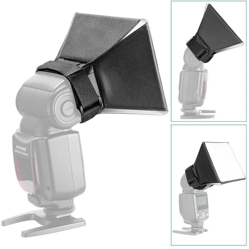 1pcs Foldable Flash Diffuser Softbox Universal Professional Photography Mini Photo Diffuser Soft Light Box For Camera