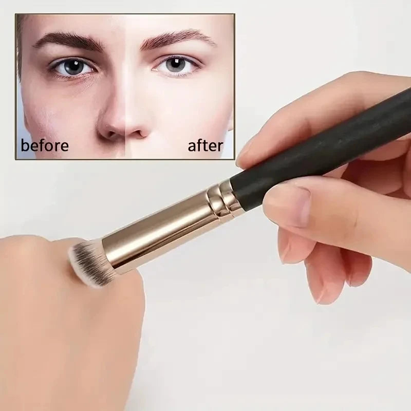 Foundation Concealer Makeup Brushes Beveled Seamless Dark Circle Liquid Cream Cosmetics Contour Brush Face Detail Makeup Tools