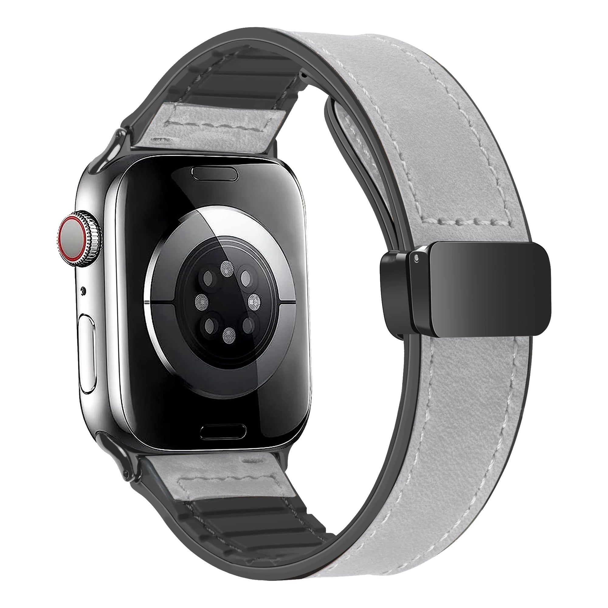 Leather Strap for Apple Watch 10 Ultra 9 Band 46mm 49mm 42mm 44mm 45mm 40/41mm Bracelet men Silicone iWatch Series 9 8 7 SE 6 5