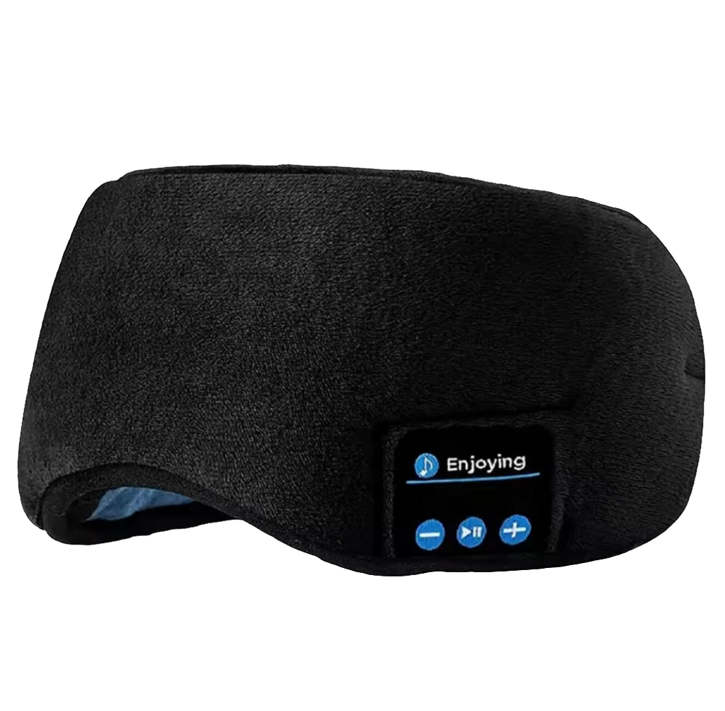 Bluetooth Sleep Mask with Built-in Headphones – Wireless Music Eye Mask for Relaxation, Travel & Better Sleep