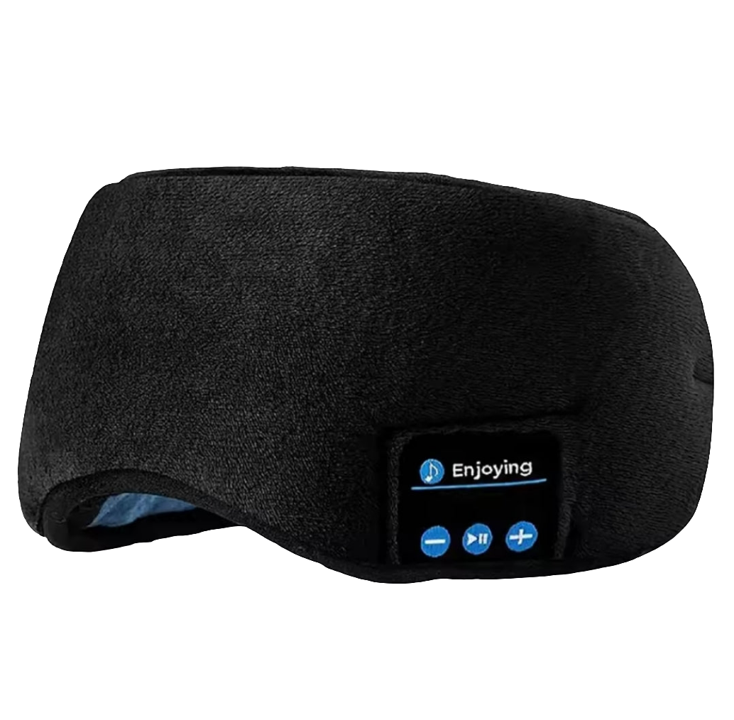 Bluetooth Sleep Mask with Built-in Headphones – Wireless Music Eye Mask for Relaxation, Travel & Better Sleep