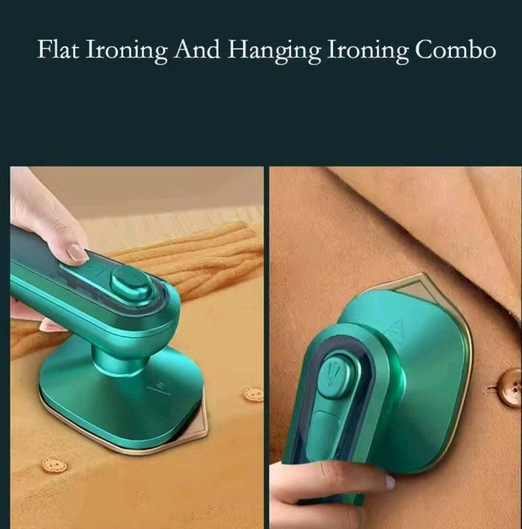 Portable Mini Steam Iron – Handheld 30W Travel Clothes Ironing Machine for Home & Household Use