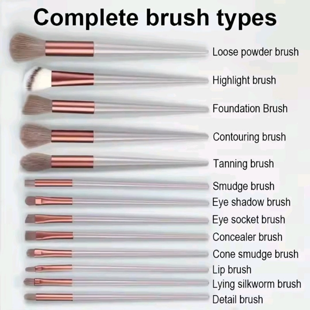 Soft Fluffy Professional Makeup Brush Set – Foundation, Powder, Eyeshadow, Kabuki, Blending Beauty Tools