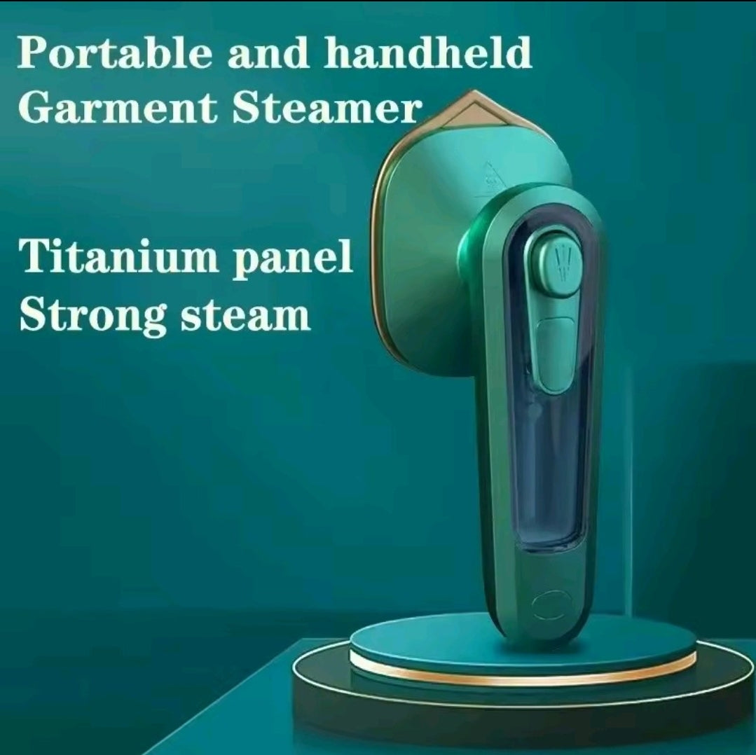 Portable Mini Steam Iron – Handheld 30W Travel Clothes Ironing Machine for Home & Household Use