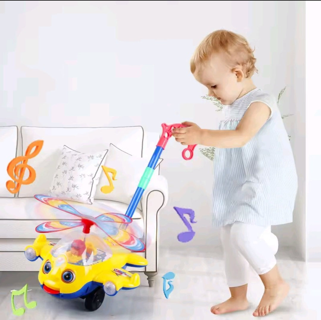 Baby Walker Push Toy – Plane Car for Toddlers