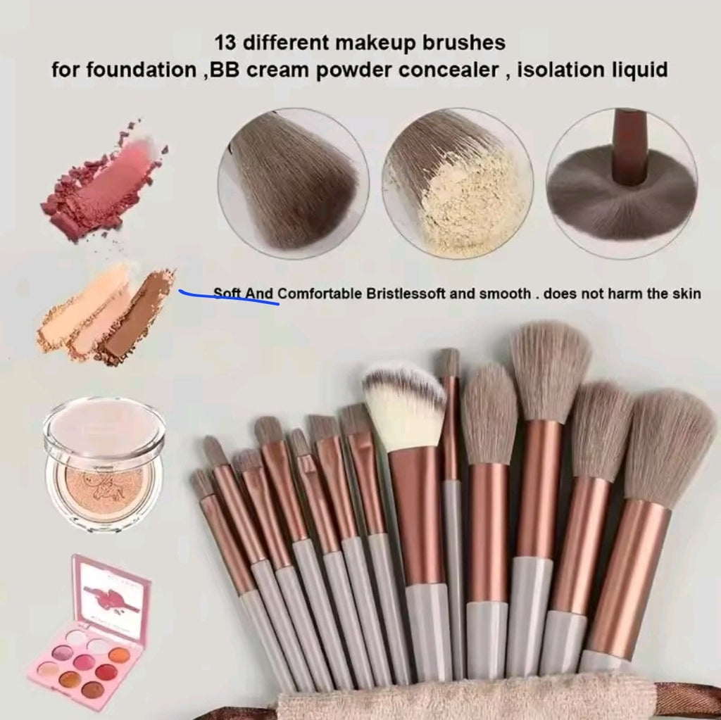 Soft Fluffy Professional Makeup Brush Set – Foundation, Powder, Eyeshadow, Kabuki, Blending Beauty Tools